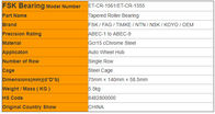 Non Standard Tapered Roller Bearings NTN Brand ET-CR-1561/ET-CR-1555