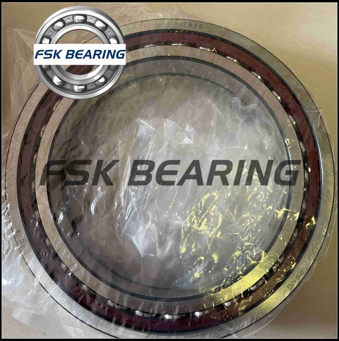 FSKG نام تجاری 7938 بلبرینگ تماس زاویه ای 190 × 260 × 33 میلی متر قفس برنجی / قفس باکلیت تولید کننده چین 1